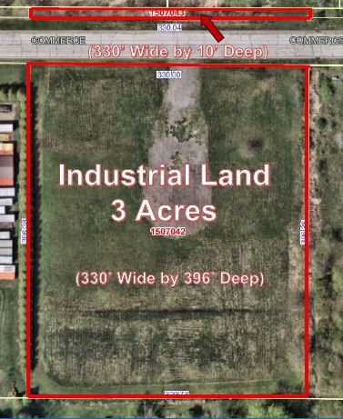 Commerce Dr 3 acres Aerial Photo for Website and E-mails